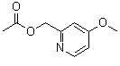 CAS#: 16665-37-5, (4-Methoxy-2-Pyridinyl)Methyl Acetate