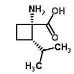 CAS 登录号：166666-95-1， (1S,2S)-1-氨基-2-异丙基环丁烷羧酸