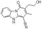 CAS#: 166671-26-7, 2-(2-Hydroxyethyl)-3-Methyl-1-Oxo-1,5-Dihydropyrido[1,2-a]Benzimidazole-4-Carbonitrile