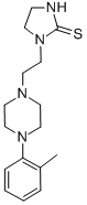 CAS#: 166772-80-1, 1-[2-[4-(2-Methylphenyl)Piperazin-1-Yl]Ethyl]Imidazolidine-2-Thione