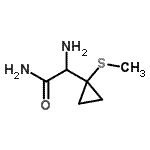 CAS#: 166813-29-2, 2-Amino-2-[1-(Methylsulfanyl)Cyclopropyl]Acetamide