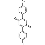 CAS 登录号：16688-88-3， 2,5-二(4-羟基苯基)-1,4-苯醌