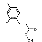 CAS#: 166883-00-7, Methyl (2E)-3-(2,4-Difluorophenyl)Acrylate