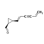CAS#: 166942-03-6, (1S,2S)-2-[(1E)-1,5-Hexadien-3-Yn-1-Yl]Cyclopropanecarbaldehyde