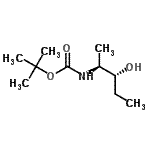 CAS#: 167029-79-0, 2-Methyl-2-Propanyl [(2S,3R)-3-Hydroxy-2-Pentanyl]Carbamate
