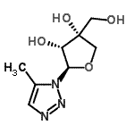 CAS#: 167030-66-2, (2R,3R,4R)-4-(Hydroxymethyl)-2-(5-Methyl-1H-1,2,3-Triazol-1-Yl)Tetrahydro-3,4-Furandiol
