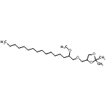 CAS#: 16725-39-6, 4-{[(2-Methoxyhexadecyl)Oxy]Methyl}-2,2-Dimethyl-1,3-Dioxolane