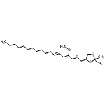 CAS 登录号：16725-40-9， 4-({[(4E)-2-甲氧基-4-十六碳烯-1-基]氧基}甲基)-2,2-二甲基-1,3-二氧戊环
