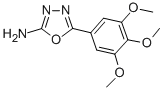 CAS 登录号：1673-43-4， 5-(3,4,5-三甲氧基苯基)-1,3,4-恶二唑-2-胺