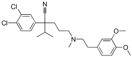 CAS#: 16740-29-7, 2-(3,4-Dichlorophenyl)-5-[2-(3,4-dimethoxyphenyl)ethyl-methyl-amino]-2-propan-2-yl-pentanenitrile