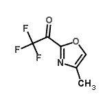 CAS 登录号：167405-30-3， 2,2,2-三氟-1-(4-甲基-1,3-恶唑-2-基)乙酮