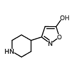 CAS 登录号：167414-93-9， 3-(4-哌啶基)-1,2-恶唑-5-醇