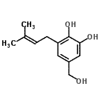 CAS#: 167504-49-6, 5-(Hydroxymethyl)-3-(3-Methyl-2-Buten-1-Yl)-1,2-Benzenediol