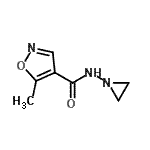 CAS 登录号：167538-50-3， N-(1-氮丙啶基)-5-甲基-1,2-恶唑-4-甲酰胺