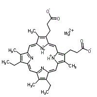 CAS 登录号：16755-93-4， 中位卟镁