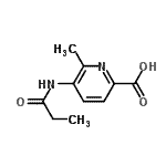 CAS#: 167626-95-1, 6-Methyl-5-(Propionylamino)-2-Pyridinecarboxylic Acid
