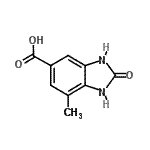 CAS#: 167626-97-3, 7-Methyl-2-Oxo-2,3-Dihydro-1H-Benzimidazole-5-Carboxylic Acid