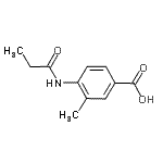 CAS 登录号：167626-99-5， 3-甲基-4-(丙酰基氨基)苯甲酸