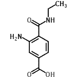 CAS 登录号：167627-62-5， 3-氨基-4-(乙基氨基甲酰)苯甲酸