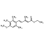 CAS#: 167637-41-4, Ethyl (2E,4E)-5-(4-Methoxy-2,3,6-Trimethylphenyl)-3-Methyl-2,4-Pentadienoate