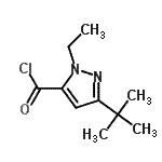 CAS 登录号：167889-79-4， 1-乙基-3-(2-甲基-2-丙基)-1H-吡唑-5-甲酰氯