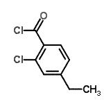 CAS#: 168036-25-7, 2-Chloro-4-Ethylbenzoyl Chloride