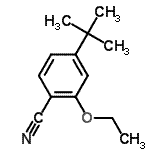 CAS 登录号：168036-27-9， 2-乙氧基-4-(2-甲基-2-丙基)苯甲腈