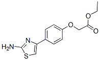 CAS 登录号：168127-29-5， 2-[4-(2-氨基-1,3-噻唑-4-基)苯氧基]乙酸乙酯