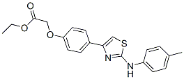 CAS#: 168127-32-0, Ethyl 2-[4-[2-[(4-Methylphenyl)Amino]-1,3-Thiazol-4-Yl]Phenoxy]Acetate