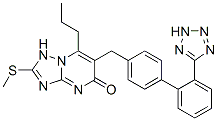 CAS#: 168152-79-2, 2-Methylsulfanyl-7-Propyl-6-[[4-[2-(2H-Tetrazol-5-Yl)Phenyl]Phenyl]Methyl]-1H-[1,2,4]Triazolo[1,5-a]Pyrimidin-5-One