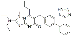 CAS 登录号：168152-89-4， 2-二乙基氨基-7-丙基-6-[[4-[2-(2H-四唑-5-基)苯基]苯基]甲基]-1H-[1,2,4]三唑并[1,5-a]嘧啶-5-酮