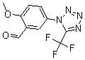 CAS#: 168267-11-6, 2-Methoxy-5-[5-(Trifluoromethyl)-1H-Tetrazol-1-Yl]-Benzaldehyde