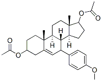 CAS#: 168412-87-1, [(3S,7R,8R,9S,10R,13S,14S,17S)-3-Acetyloxy-7-(4-Methoxyphenyl)-10,13-Dimethyl-2,3,4,7,8,9,11,12,14,15,16,17-Dodecahydro-1H-Cyclopenta[a]Phenanthren-17-Yl] Acetate