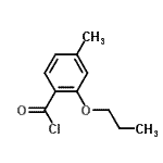 CAS#: 168465-11-0, 4-Methyl-2-Propoxybenzoyl Chloride