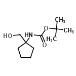 CAS#: 168540-07-6, 2-Methyl-2-Propanyl [1-(Hydroxymethyl)Cyclopentyl]Carbamate