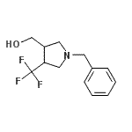 CAS 登录号：168544-96-5， [1-苄基-4-(三氟甲基)-3-吡咯烷基]甲醇
