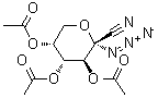 CAS#: 168567-91-7, (2S,3S,4R,5R)-2-Azido-2-Cyanotetrahydro-2H-Pyran-3,4,5-Triyl Triacetate