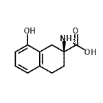 CAS 登录号：168629-05-8， (2S)-2-氨基-8-羟基-1,2,3,4-四氢-2-萘甲酸