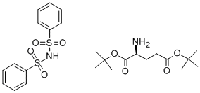 CAS 登录号：16874-06-9， L-谷氨酸二-叔-丁基酯二苯磺酰亚胺盐