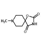 CAS#: 168818-35-7, 8-Methyl-1-Oxa-3,8-Diazaspiro[4.5]Decane-2,4-Dione