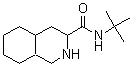 CAS 登录号：168899-60-3， N-(叔丁基)十氢异喹啉-3-甲酰胺