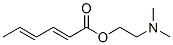 CAS 登录号：16899-74-4， (2E,4E)-2,4-己二烯酸2-(二甲基氨基)乙酯