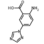 CAS#: 169045-02-7, 2-Amino-5-(1H-1,2,4-Triazol-1-Yl)Benzoic Acid