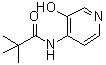 CAS#: 169205-93-0, N-(3-Hydroxy-4-Pyridinyl)-2,2-Dimethylpropanamide