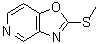 CAS 登录号：169205-96-3， 2-(甲硫基)[1,3]恶唑并[4,5-c]吡啶
