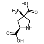 CAS 登录号：169209-63-6， (2R,4R)-4-氨基-2,4-吡咯烷二甲酸