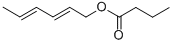CAS 登录号：16930-93-1， 2,4-己二烯基丁酸酯