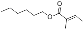 CAS 登录号：16930-96-4， (2E)-2-甲基-2-丁烯酸己酯