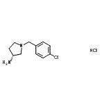 CAS 登录号：169452-11-3， (3R)-1-(4-氯苄基)-3-吡咯烷胺二盐酸盐
