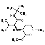 CAS#: 169453-05-8, Methyl N-{(2S)-3-methyl-1-[(2-methyl-2-propanyl)amino]-1-oxo-2-butanyl}-L-methioninate